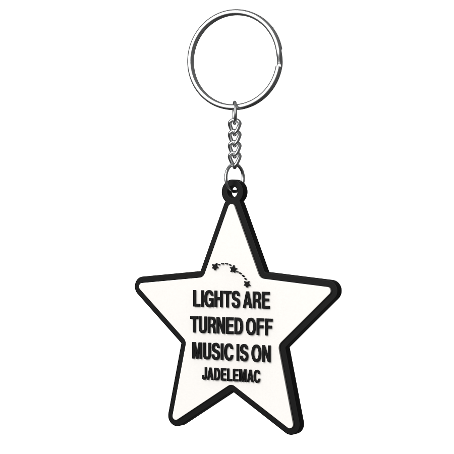 Lights Are Turned Off Keychain