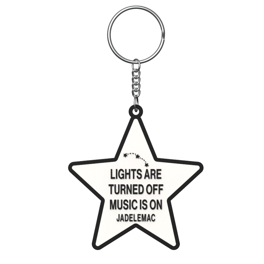 Lights Are Turned Off Keychain