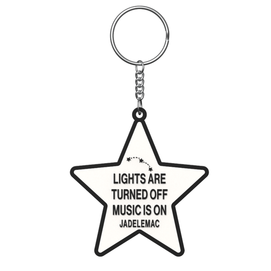 Lights Are Turned Off Keychain
